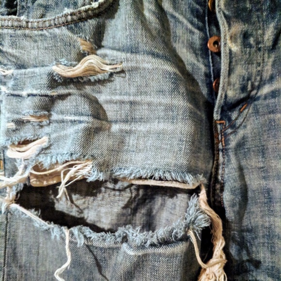 H&M Straight Leg Distressed Jeans 30x32 &Denim - Picture 2 of 5